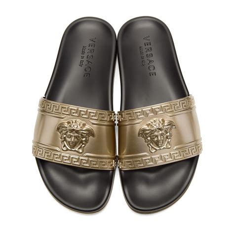 Versace slides men sale